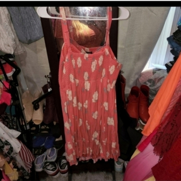 Torrid 3 Mini Challis Smocked Skater Dress - Picture 5 of 5